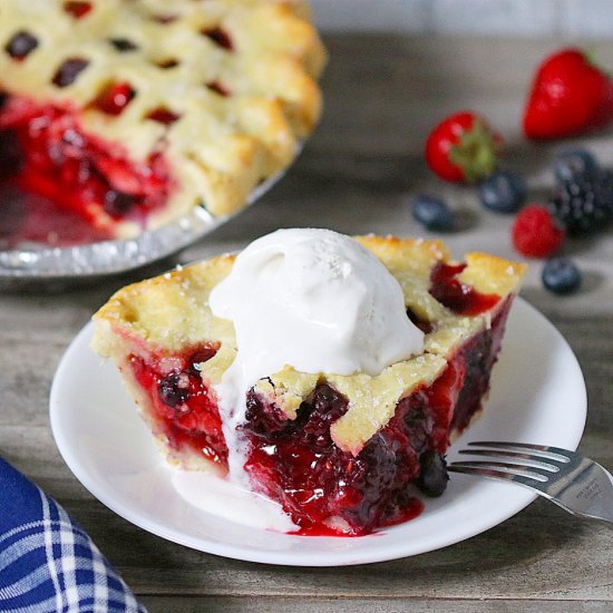 Summer Berry Pie