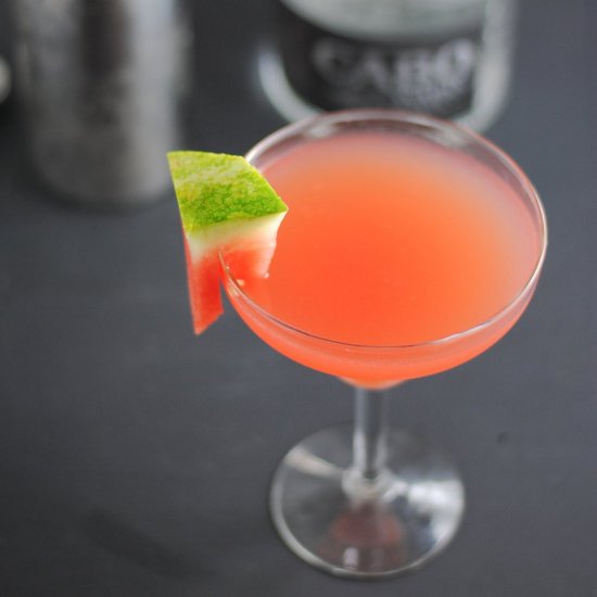 Basil-watermelon margarita