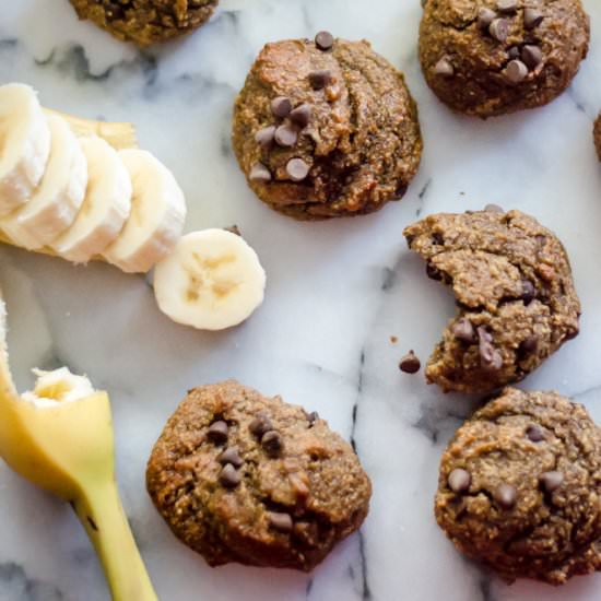 Flourless Chocolate Banana Cookies