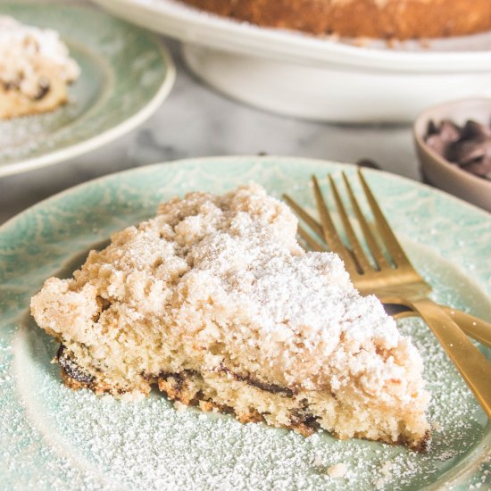 Chocolate Chip Crumb Coffee Cake