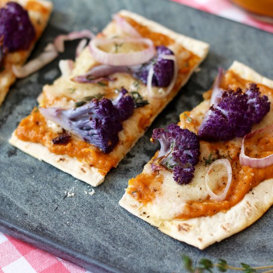 Sweet Potato Cauliflower Pizza