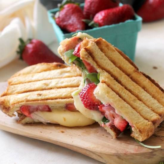 Strawberry, Brie & Arugula Panini