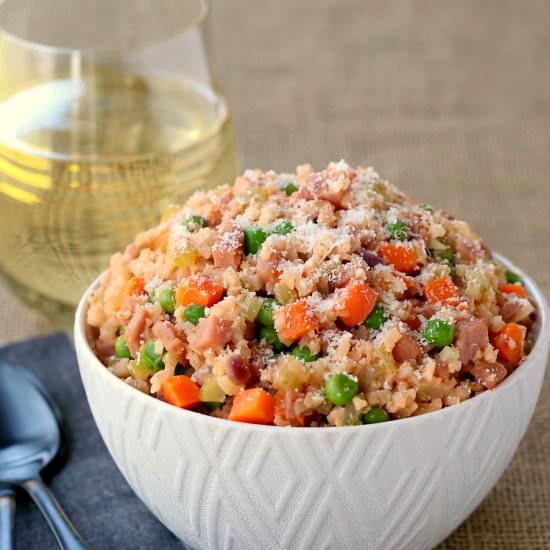 Low Carb Ham Risotto