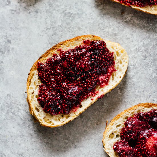 Triple Berry Chia Seed Jam