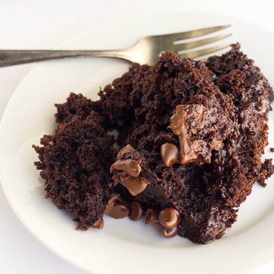 Slow Cooker Chocolate Lava Cake