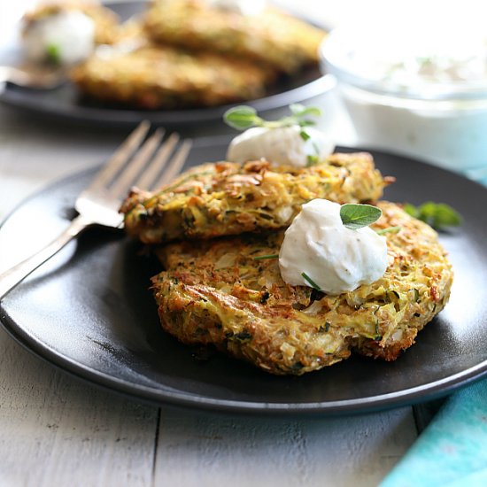 Paleo Zucchini Fritters