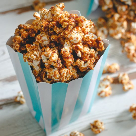 Salted Date Oven Caramel Popcorn