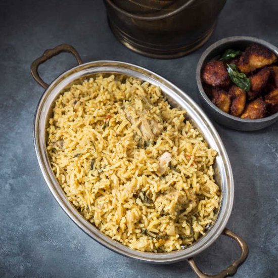 Tamilnadu style Chicken Biryani