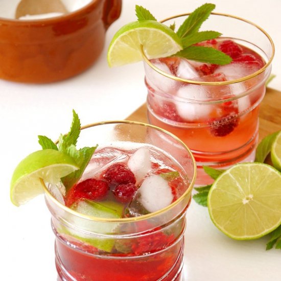 Raspberry Mojito Cocktail Recipe