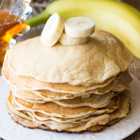 Cinnamon Banana Pancakes