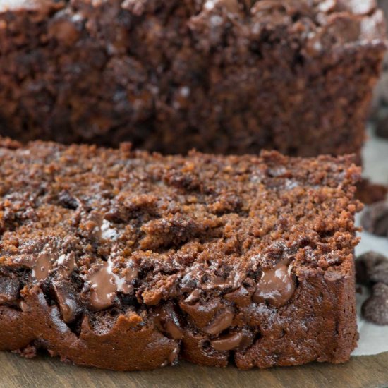 Triple Chocolate Banana Bread