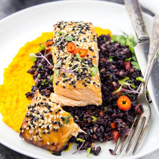 Honey Sesame Salmon