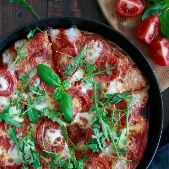 Healthy and fit pizza