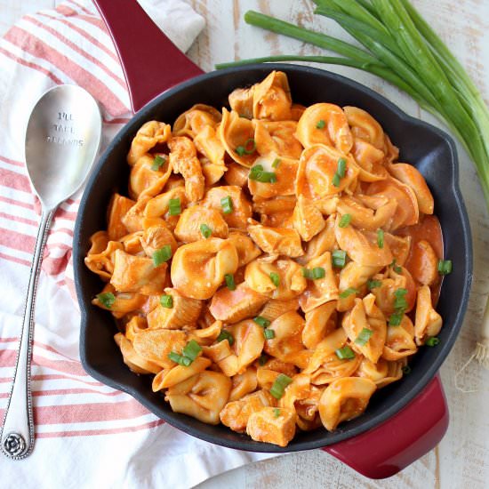 Buffalo Chicken Cheesy Tortellini