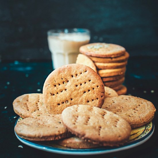 Spicy Barley Crackers