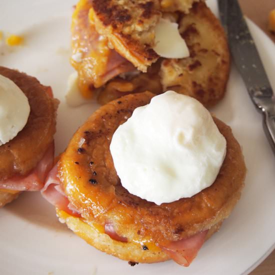 Ultimate Doughnut Grilled Cheese