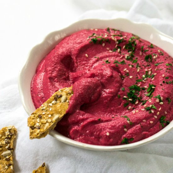 Skinny Beetroot Hummus