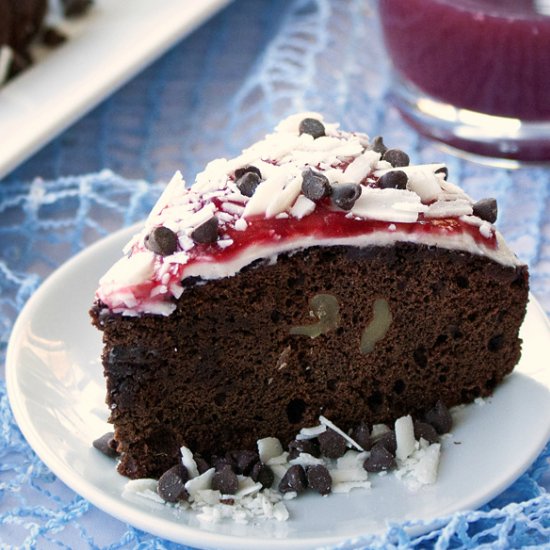 Juicy Cherry Brownies