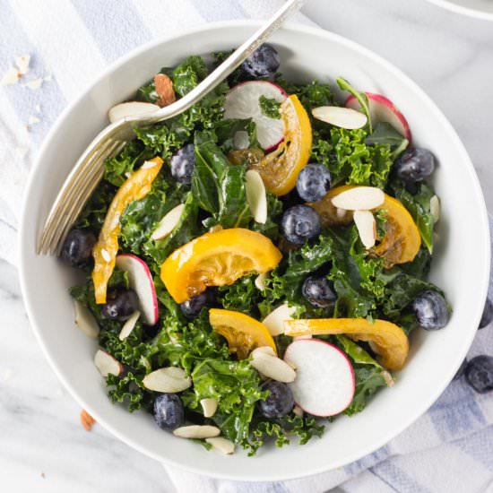 Blueberry Kale Salad