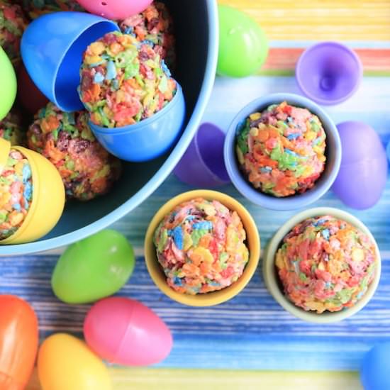 Fruity Pebbles Marshmallow Eggs