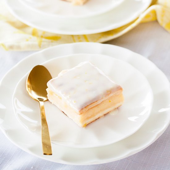 Easy Lemon Custard Slice