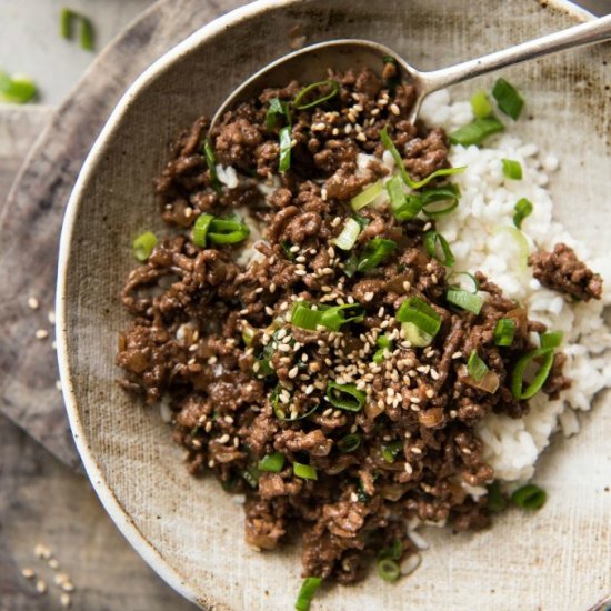 Asian Beef Bowls