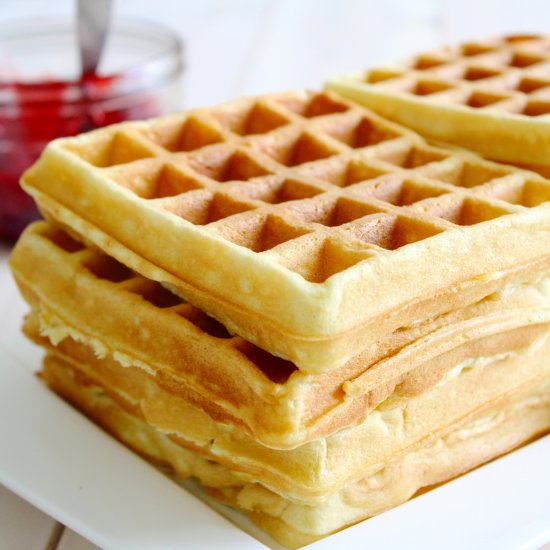 Fluffy waffles