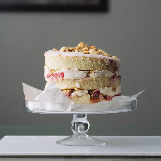 Strawberry Momofuku Cake