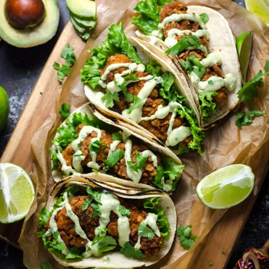 Crispy Chicken Tacos