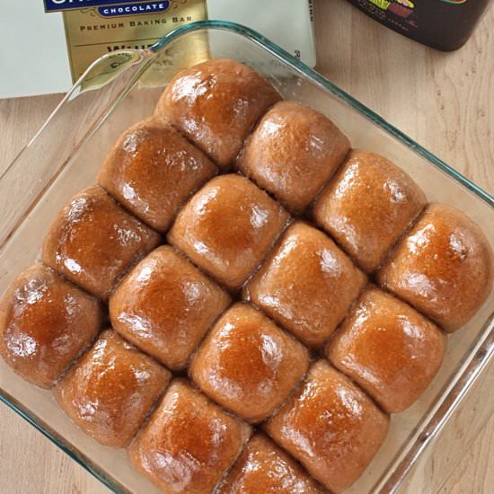 Chocolate Cream Cheese Bread Rolls