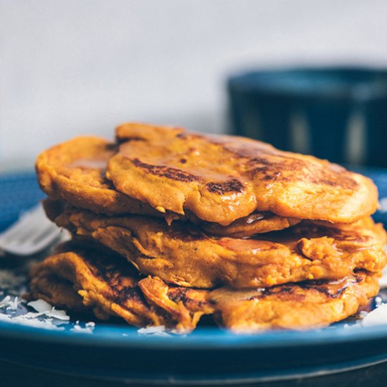 Sweet Potato Pancake & Maple Almond