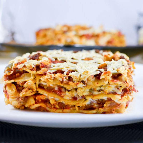 Gluten Free Dairy Free Lamb Lasagna