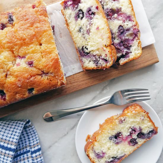 Lemon Blueberry Loaf Cake