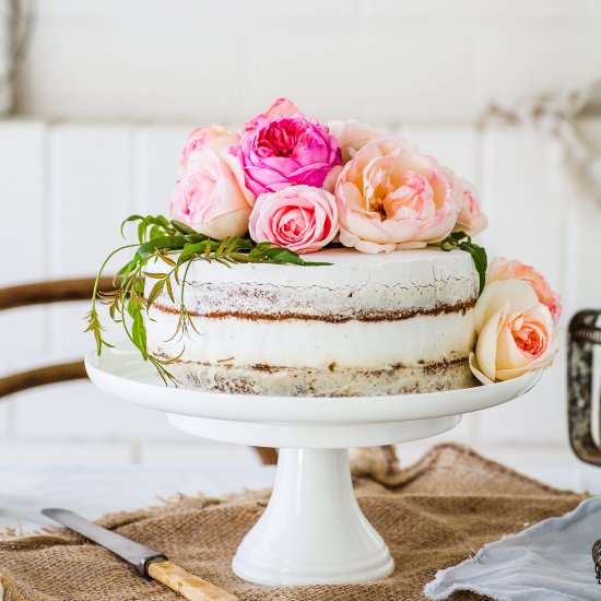 Orange, Almond & Ginger Spelt Cake