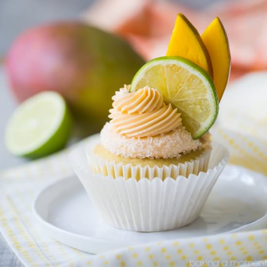 Mango Margarita Cupcakes