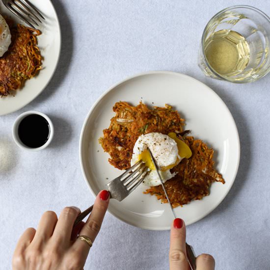 Savory Vegetable-Kimchi Pancakes