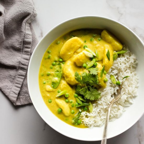 Pea + Potato Curry