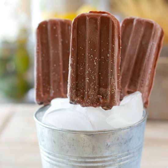 Dark Chocolate Fudgesicles