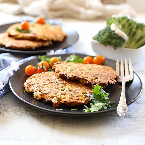 Cauliflower Rice Paleo Fritters