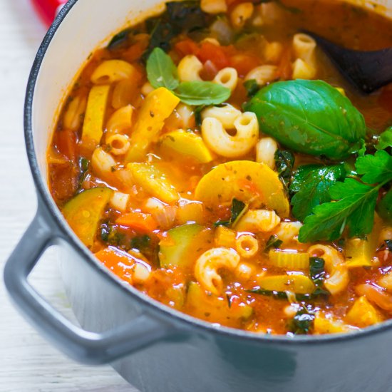 Summer Minestrone Soup