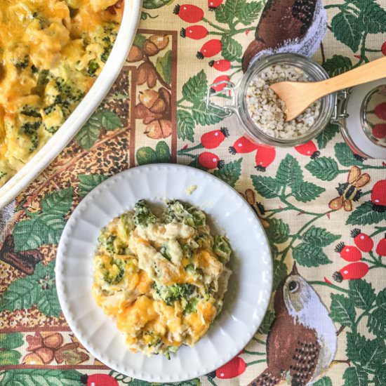 Low Carb Chicken Broccoli Casserole