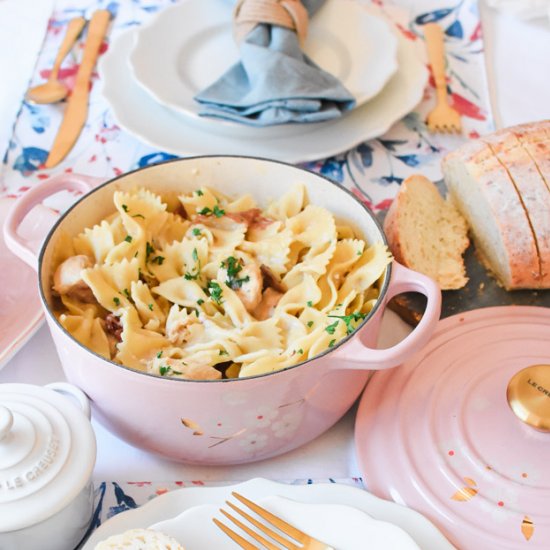 One Pot Chicken Marsala Pasta