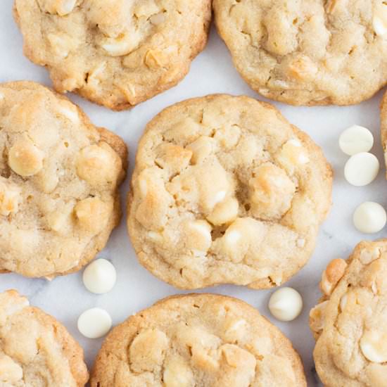 White Chocolate Macadamia Cookies