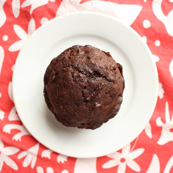 Mexican chocolate zucchini muffins