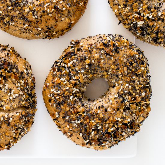 Homemade Everything Bagels