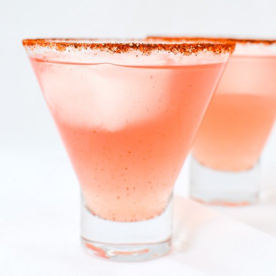 Guava Margs with Chili Salt Rims