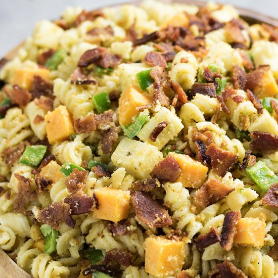 Jalapeno Popper Pasta Salad