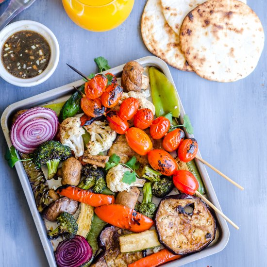 Quick Balsamic Grilled Vegetables