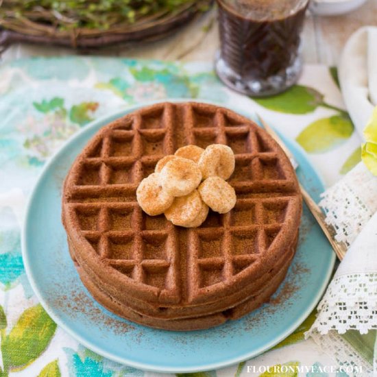 Nutella Banana Waffles