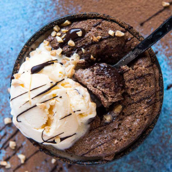 High Protein Chocolate Mug Cake